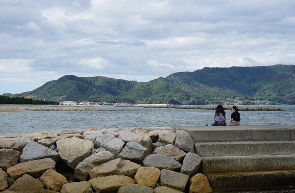 津田の松原海水浴場2