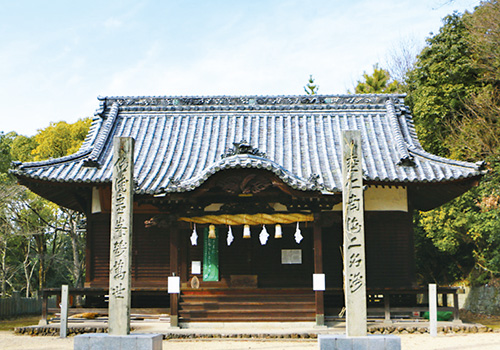 飯神社の写真