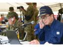 知事が水防演習に参加している