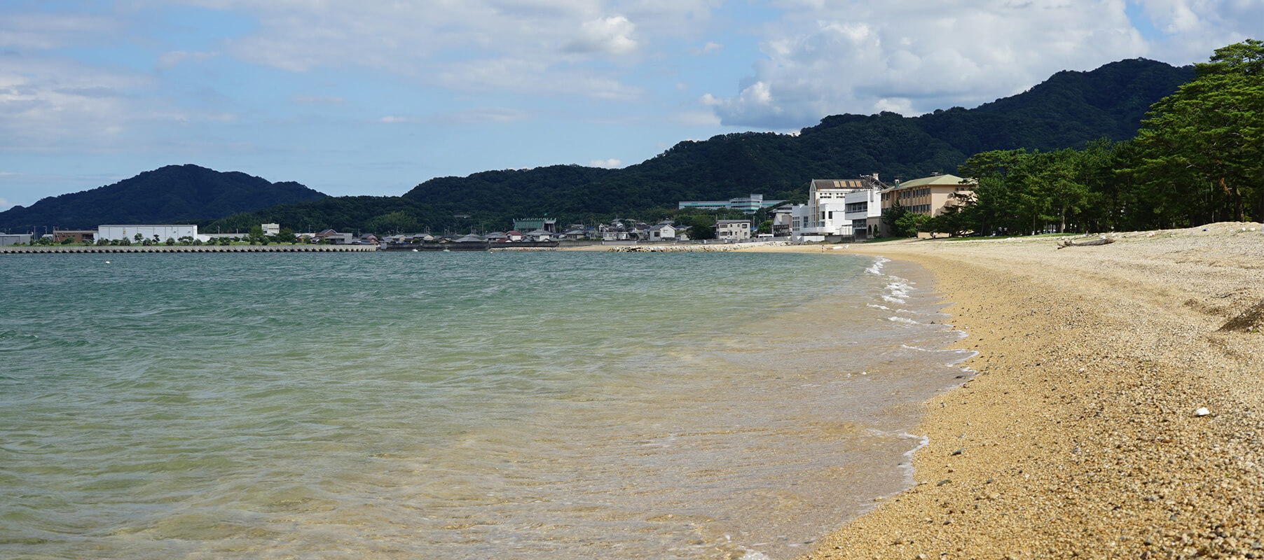 津田の松原海水浴場1