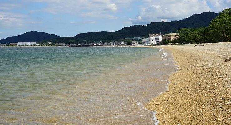 津田の松原海水浴場の写真