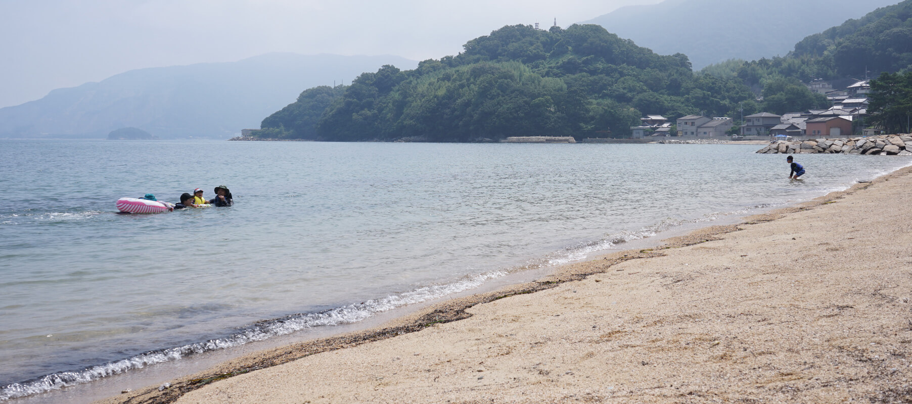 海岸全景 海水浴