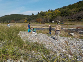 まんのう町～丸亀市を流れる土器川の上流の調査2