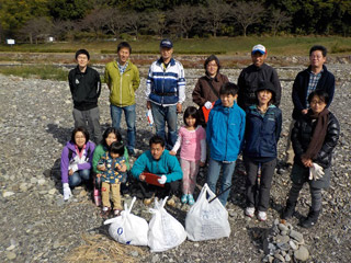 まんのう町～丸亀市を流れる土器川の上流の調査5