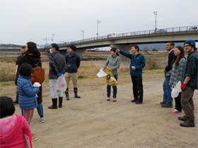 土器川　下流の調査1