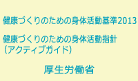 健康づくりのための運動基準・指針