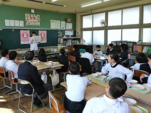 給食講座の様子1