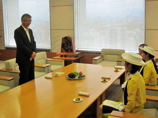 副知事への表敬訪問