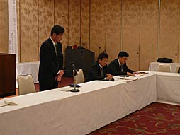 写真:協議会長の挨拶