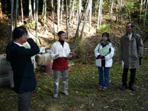 写真:山地農園での状況