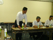 写真:農村整備課長のあいさつ