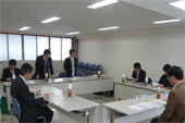 写真:課長あいさつ