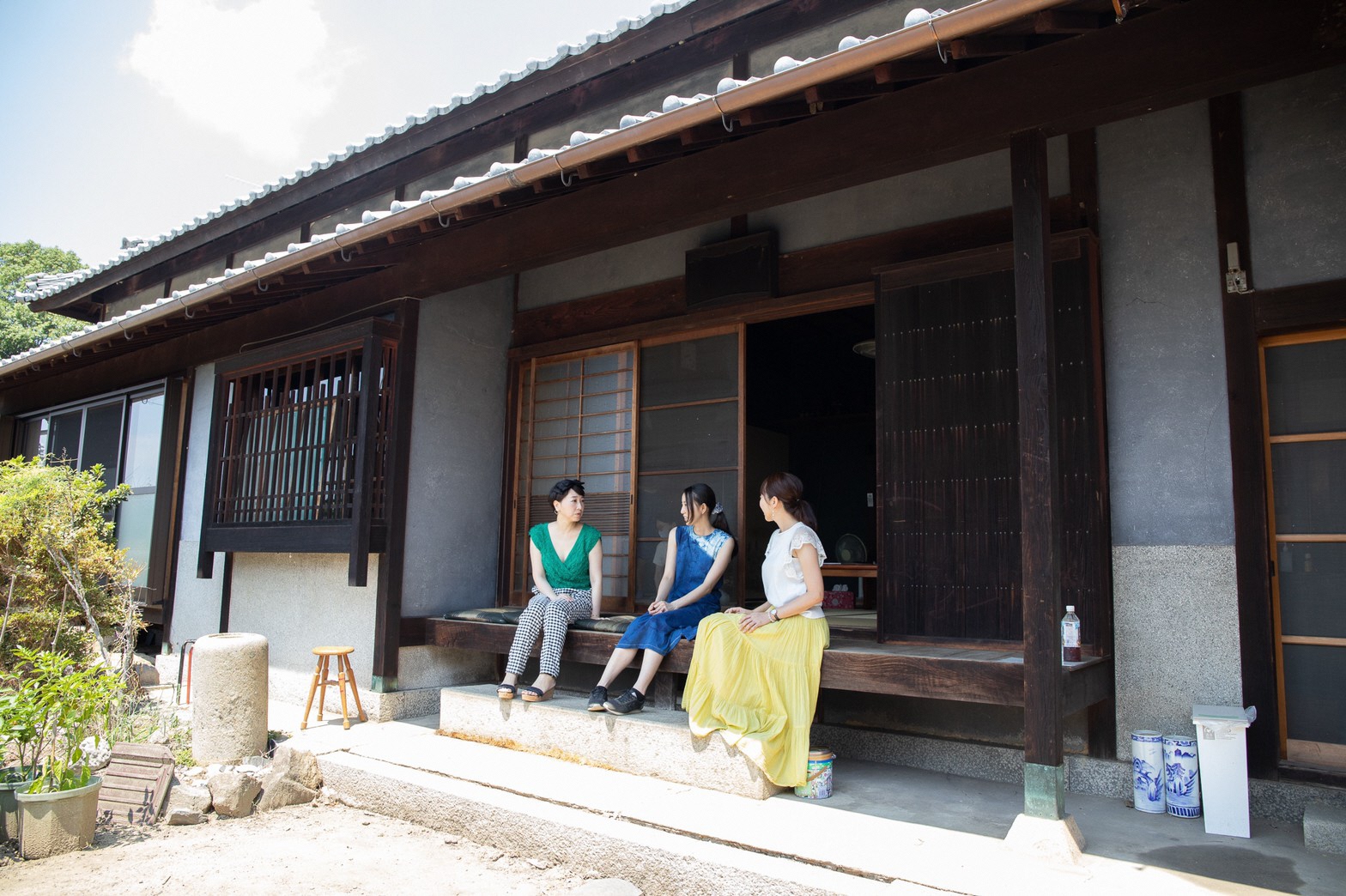 写真：島旅農園ほとりの様子