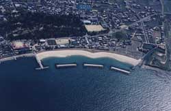 白鳥港海岸松西地区の写真