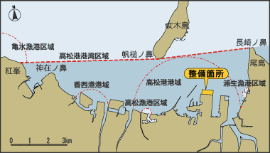 朝日F地区位置図