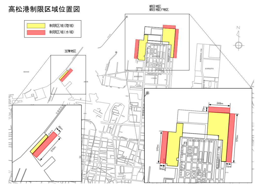 制限区域位置図