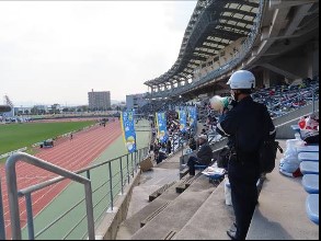 丸亀国際ハーフマラソン警備の写真01