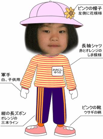 行方不明になったときの服装