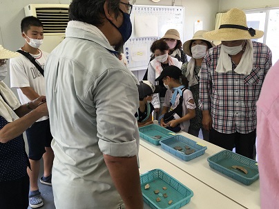 青海神社下遺跡の地元説明会の様子2