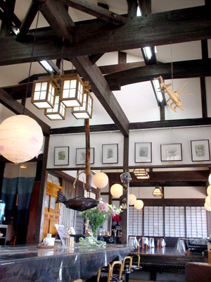 農家レストラン「ひまわり亭」店内