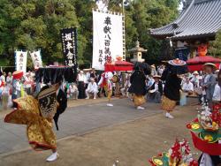 念仏踊奉納風景