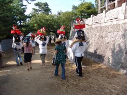 踊終了後の宮巡り