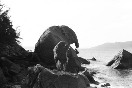 天然記念物「象岩」
