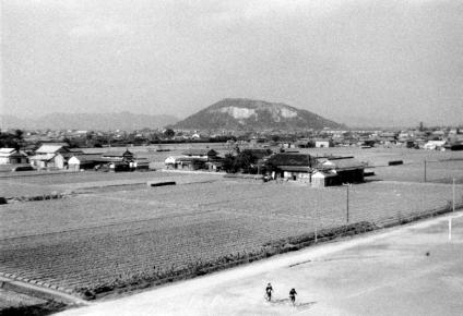 山田中学校屋上からの風景