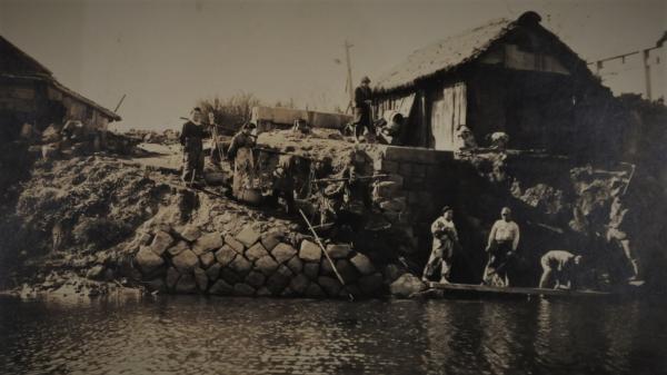 昭和南海地震により総社浜塩田堤防決壊