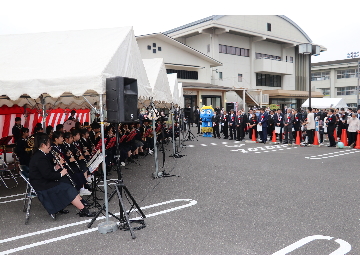 吹奏楽部の演奏の様子