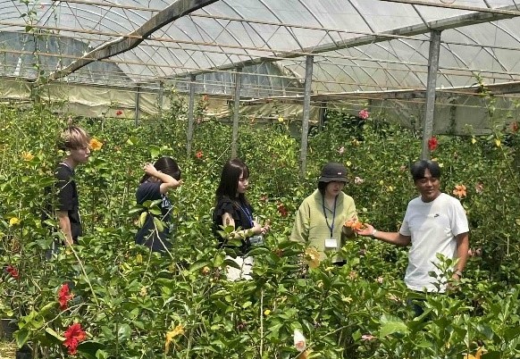 県人会員宅訪問