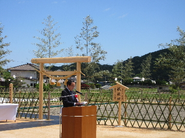 池田知事の様子
