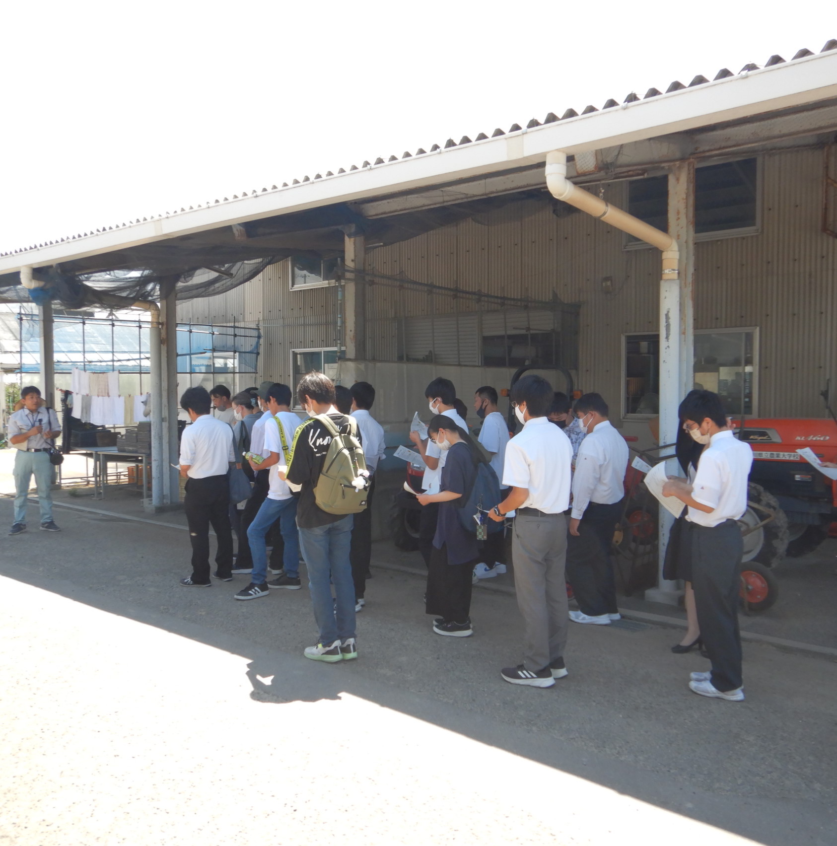 榎井農場見学