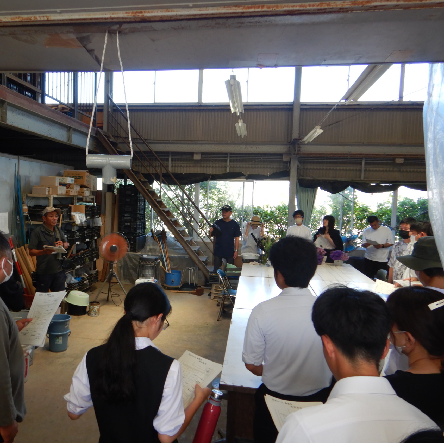 榎井農場見学