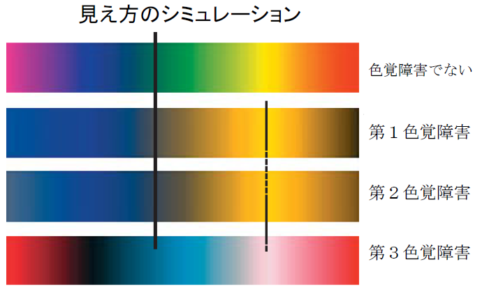 方 色盲 見え