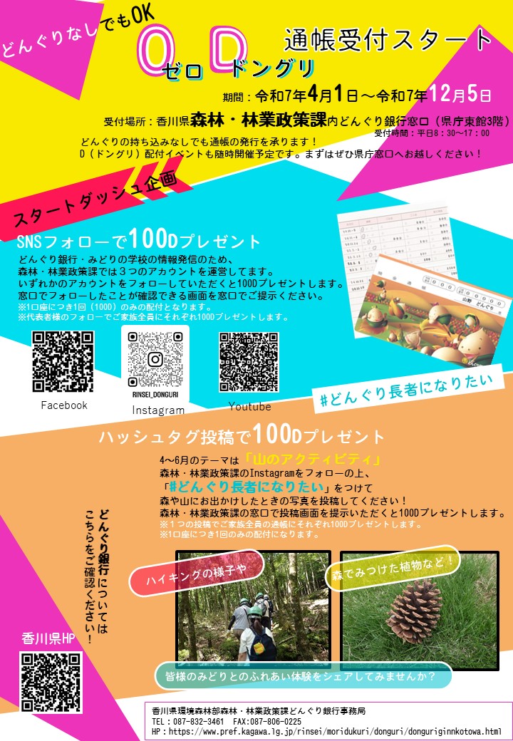 0ドングリキャンペーンチラシ