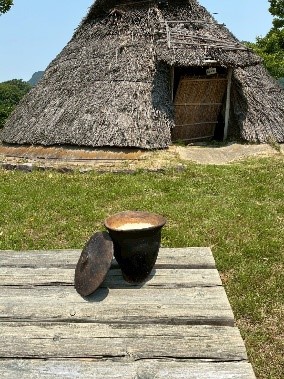 「たてあな生活」ごはんが焚けました