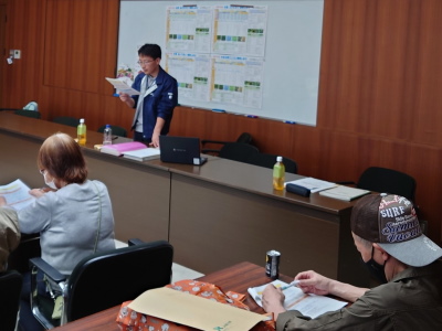 水稲管理講習会の様子