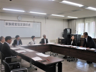 三笠会長からの激励