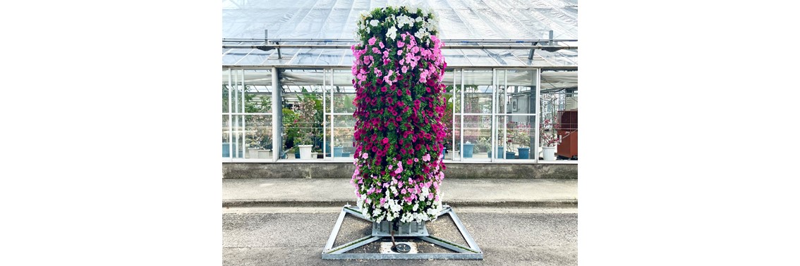 2.5mフラワータワーの写真