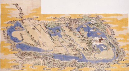栗林図、江戸時代、当館蔵