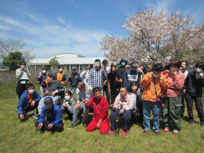 生活介護花見集合