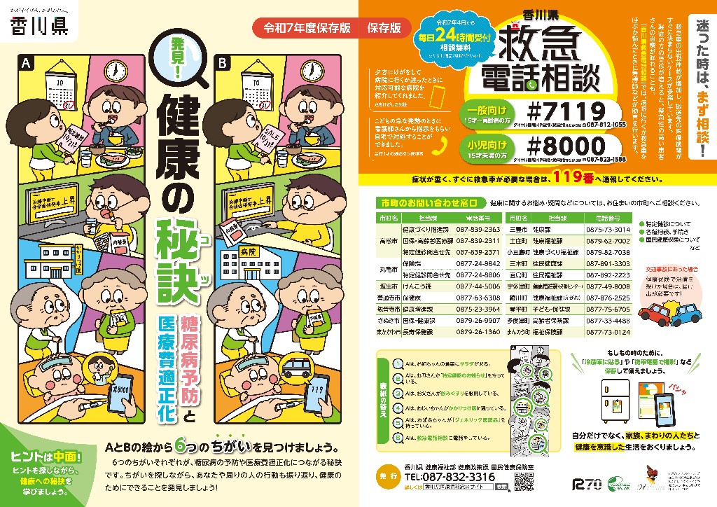 医療費適正化チラシ1