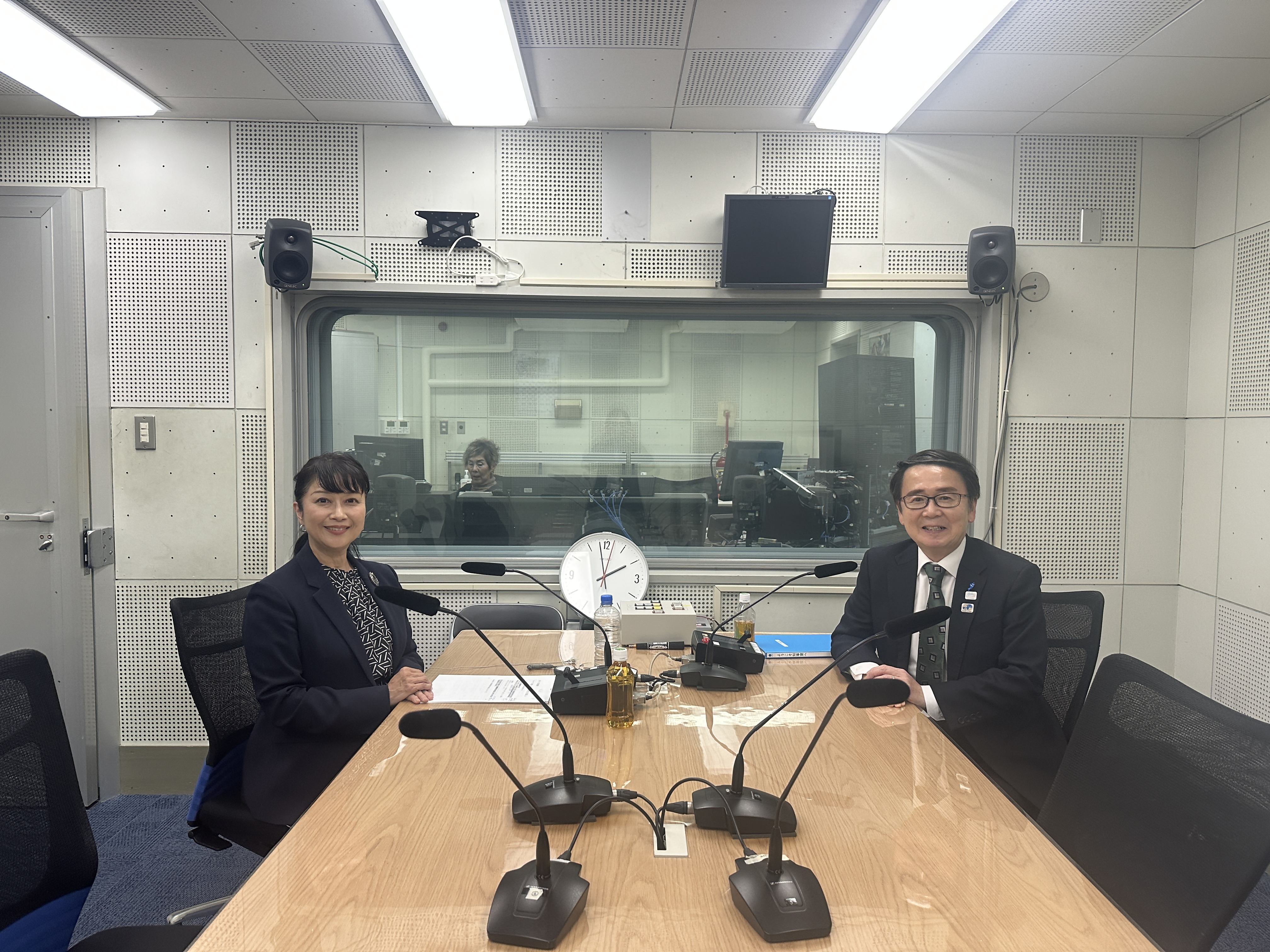 ラジオ収録風景