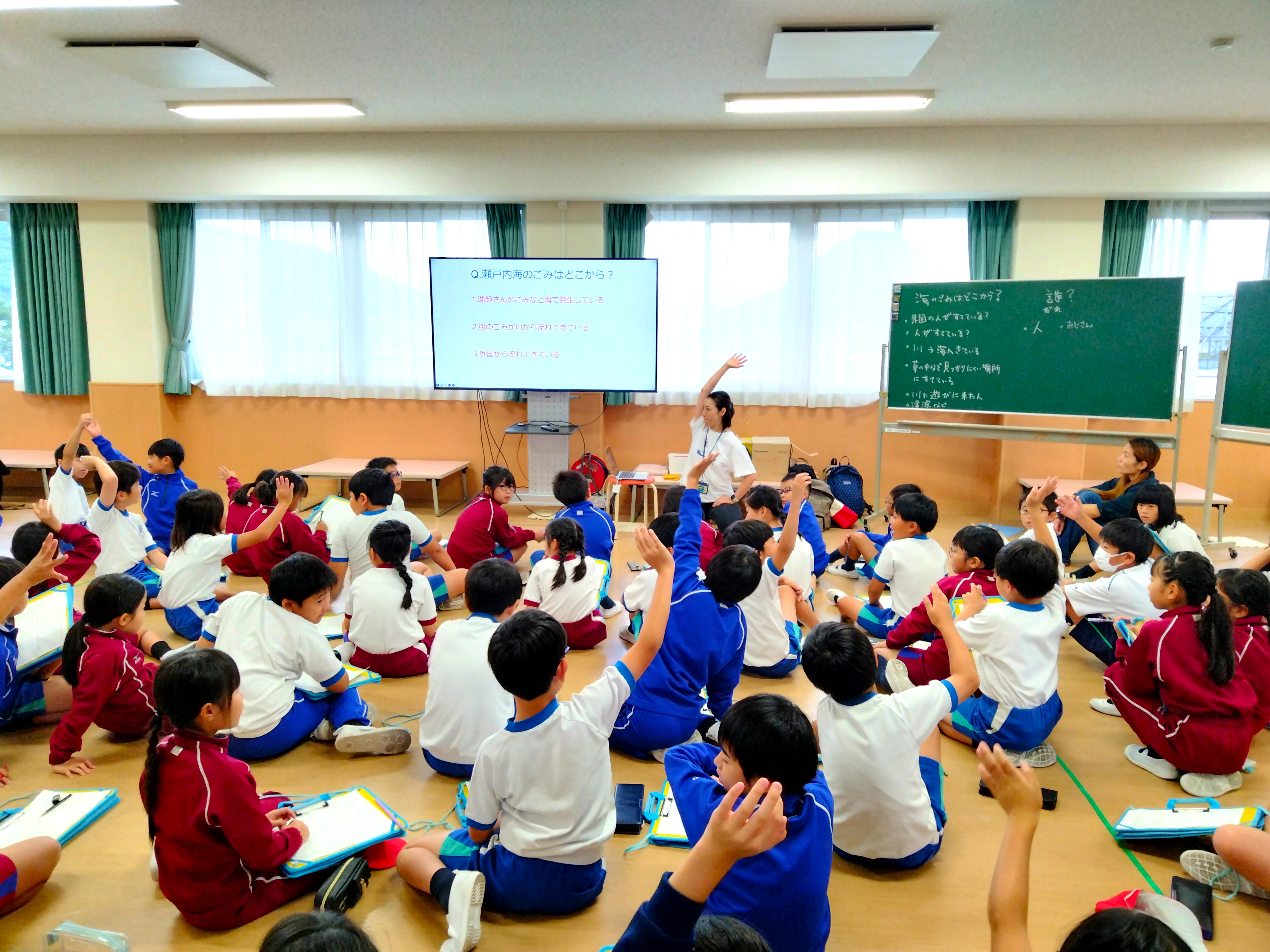 海ごみ講座の様子