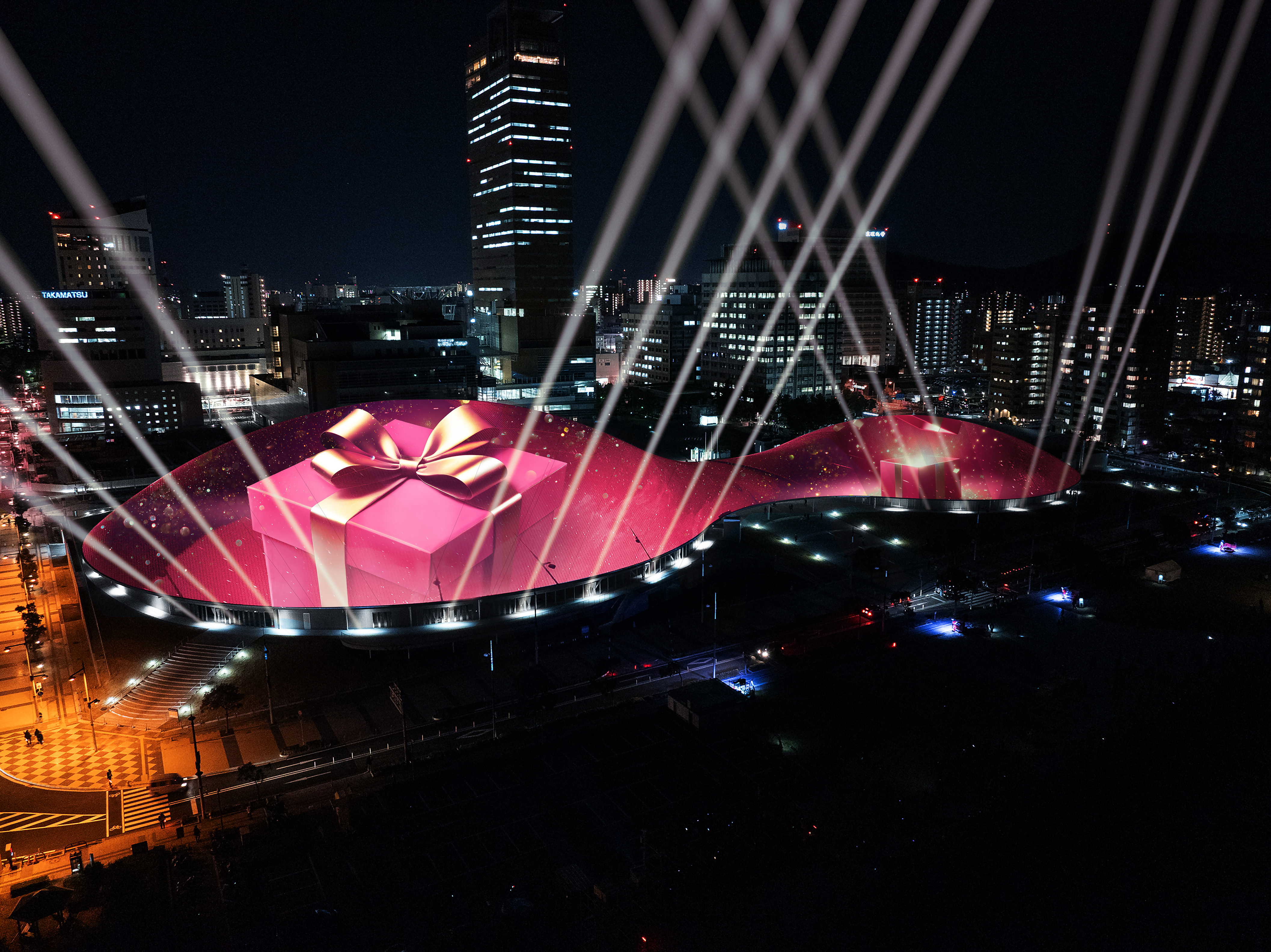 アリーナラッピングイメージ