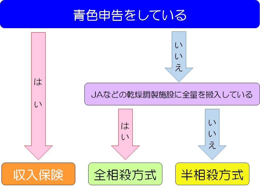 おすすめの保険・引受方式フロー図