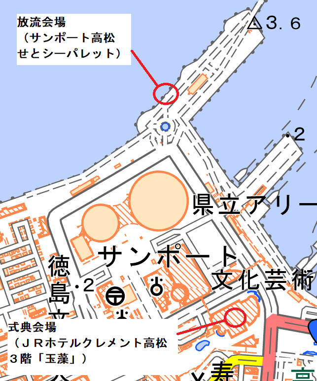 会場周辺地図